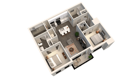 Dalton C Floor Plan at Dalton, New Albany Ohio